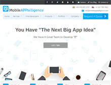 Tablet Screenshot of mobileapptelligence.com